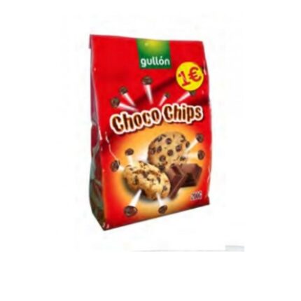 Choco Chips Chocolate Bolsa 175gr Gullon (caixa de 10 unidades)