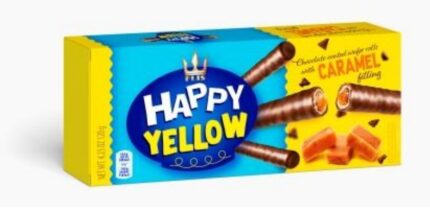 FLIS Happy Yellow Caramelo 120gr (caixa de 16 unidades)