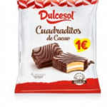 Quadraditos Cacao 152gr Dulcesol (caixa de 16 unidades)