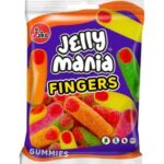 Goma Jelly Mania Dedos Açúcar 100gr (caixa de 18 unidades)