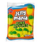 Goma Jelly Mania Ananás Brilho 100gr (caixa de 18 unidades)