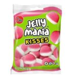 Goma Jelly Mania Beijos Açúcar 100gr (caixa de 18 unidades)