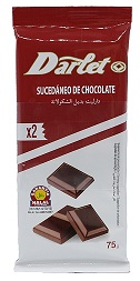 Darlet Sucedâneo Chocolate 2x75gr (caixa de 28 unidades)