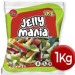 Goma Jelly Mania Tubarões Brilho 1Kg (caixa de 12 unidades)
