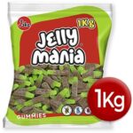 Goma Jelly Mania Garrafa Cola Açúcar 1 kg(caixa de 12 unidades)