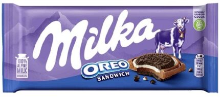 Milka Chocolate Oreo Sandwich 92gr (caixa de 16 unidades)