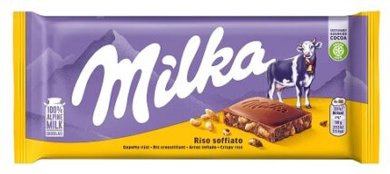 Milka Chocolate Rice Crisp 100gr (caixa de 20 unidades)