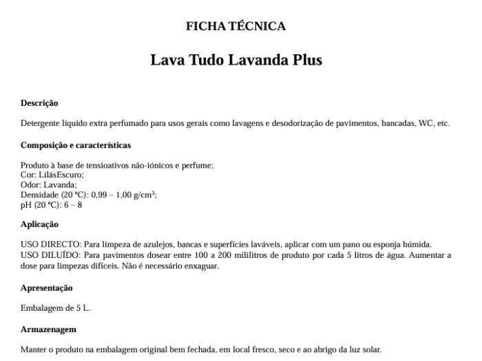 Lava Tudo Lavanda Plus (caixa de 4 unidades) - Image 2