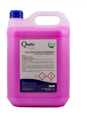 Lava Tudo Talco Concentrado 5L (caixa de 4 unidades)