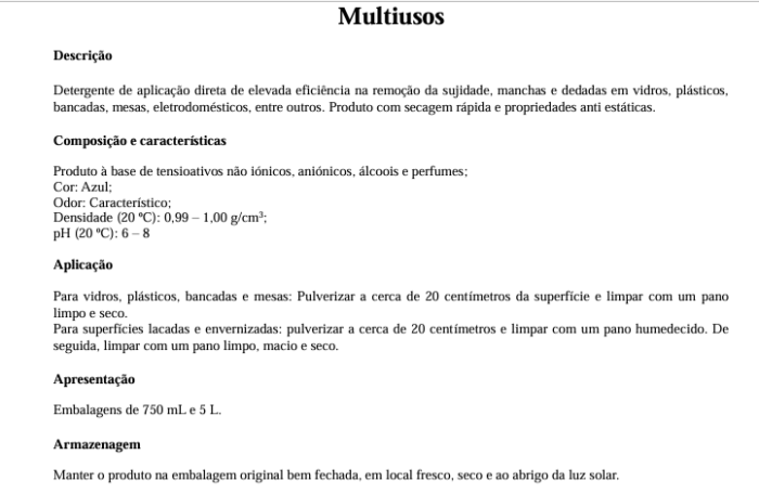 Multiusos 5L (caixa de 4 unidades) - Image 2