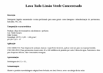 Lava Tudo Limão Verde Concentrado 5 L (caixa de 4 unidades) - Image 2