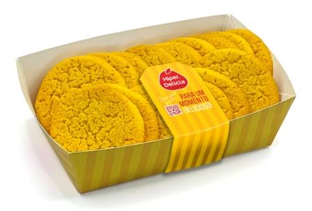 001049 Bolacha Laranja 220g Hiper Delicia (caixa de 12 unidades) - Image 1