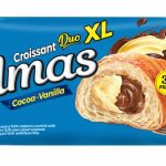 Elmas Croissant XL Duo Cacao Baunilha 80gr (caixa de 24 unidades)